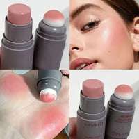 Double-Ended Blush Stick — Matte Creamy Rouge for a Natural Flush