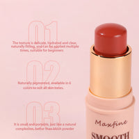 3-in-1 Matte Blush Stick — Waterproof for Lips, Eyes & Cheeks