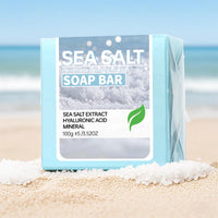 Sea Salt & Hyaluronic Acid Cleansing Soap — Deep Purifying & Moisturizing