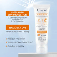 SPF 90+ Waterproof Sunscreen Cream — Face & Body