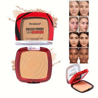 Matte Pressed Powder Foundation — 24H Full Coverage