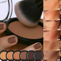 6-Color Matte Bronzer Contour Palette — 3D Face Shaping & Nose Shadow