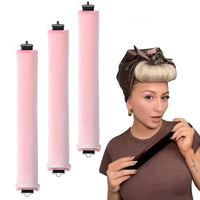 Hitzlose Flexi Rod Lockenwickler — Hitzefreies Locken-Stirnband mit Haken