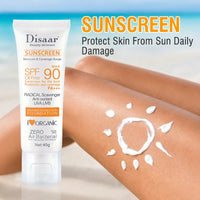 SPF 90+ Waterproof Sunscreen Cream — Face & Body