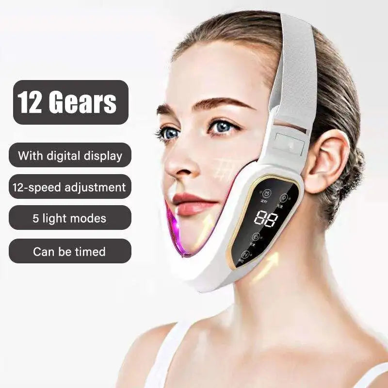 LED Photon Facial Lifting Massager — V-Face Slimming & Light Therapy