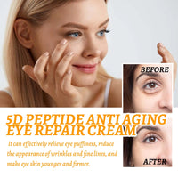 5D Peptide Anti Wrinkle Eye Care Cream Remove Dark Circles Under the Eyes Anti Eye Bag Reduce Fine Line Firming Lifting Eye