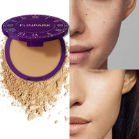 5-Shade Matte Pressed Powder Foundation — 24H Weightless Finish