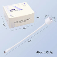 Mini UV LED Nail Lamp — Foldable Gel Polish Curing Light