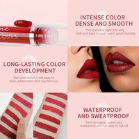 Velvet Matte Liquid Lipstick — Waterproof & Long-Lasting