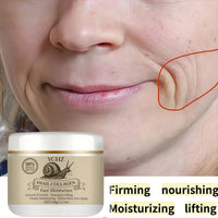 Snail Mucin & Collagen Cream — 60g | 24-Hour Moisture